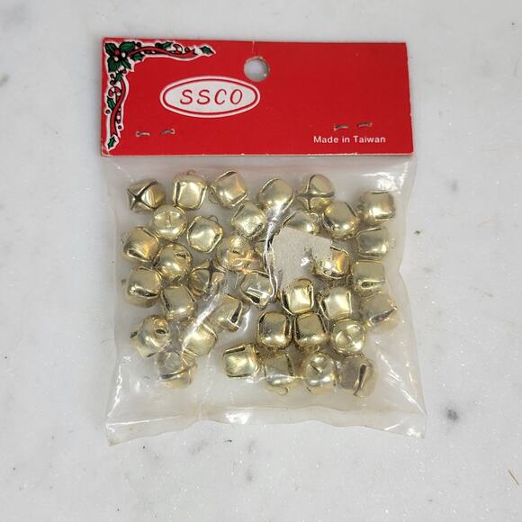 SSCO Bulk Diy Jingle Bells For Christmas Festival‎ Deco Gold Craft Bells - Picture 5 of 12